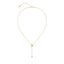 Boss Mirelle Gold Tone Pearl Drop Necklace