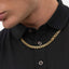 Boss Gold Plated Stainless Steel Curb Chain