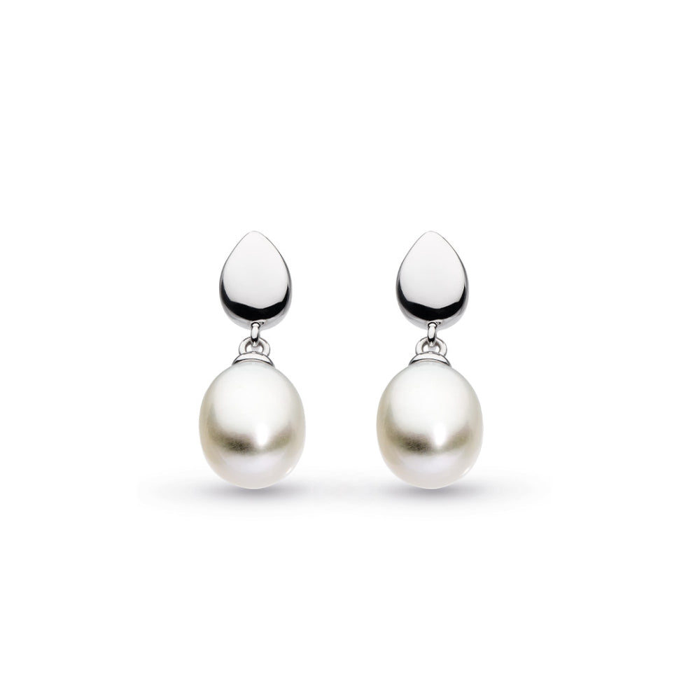 Kit Heath Coast Pebble Pearl Drop Earrings