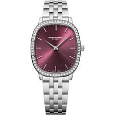 Raymond Weil Toccata Heritage 31x36mm Red Grape Dial Watch