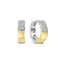 Ti-Sento Contrast Hoop Earrings