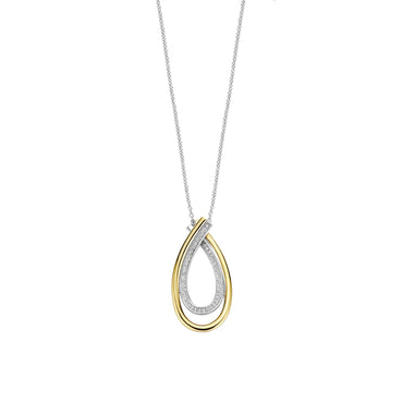 Ti-Sento Organic Pear Shape Necklace