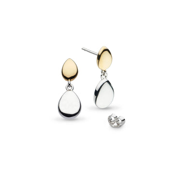 Kit Heath Coast Pebble Golden Drop Earring