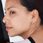Kit Heath Bevel Cirque Huggie Earrings