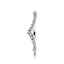 Pandora Sparkling Wishbone Ring