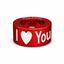 Red I Heart You NOTCH