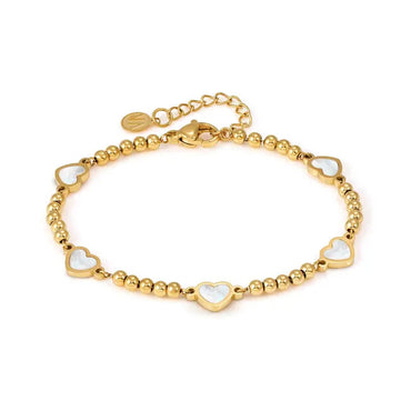 Nomination Emosfere Gold Tone 5 Hearts Bracelet