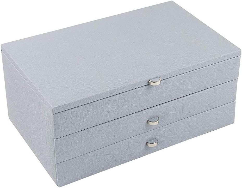 Carters Dusky Blue Jewellery Box