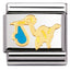 Nomination Gold Stork with Baby Boy Composable Link