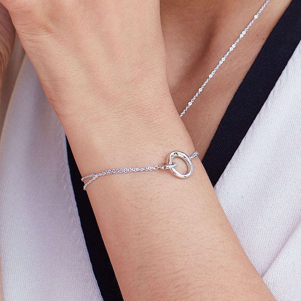 Kit Heath Bevel Cirque Double Chain Bracelet