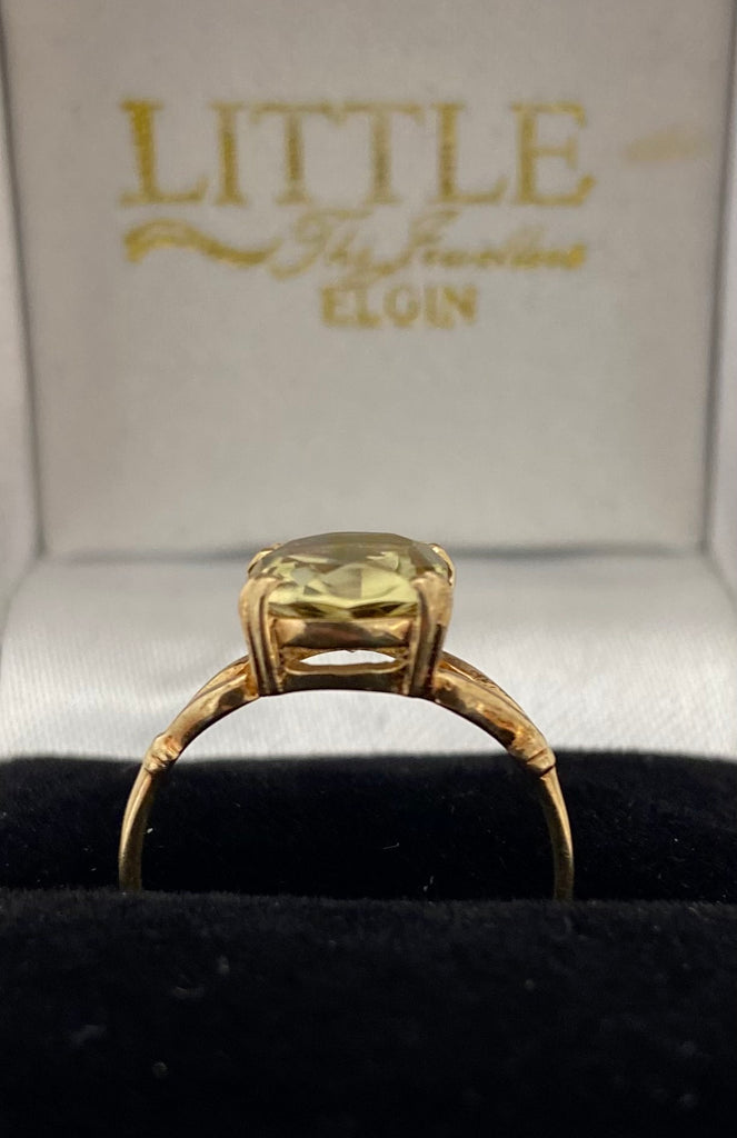 Vintage 9ct Citrine Ring