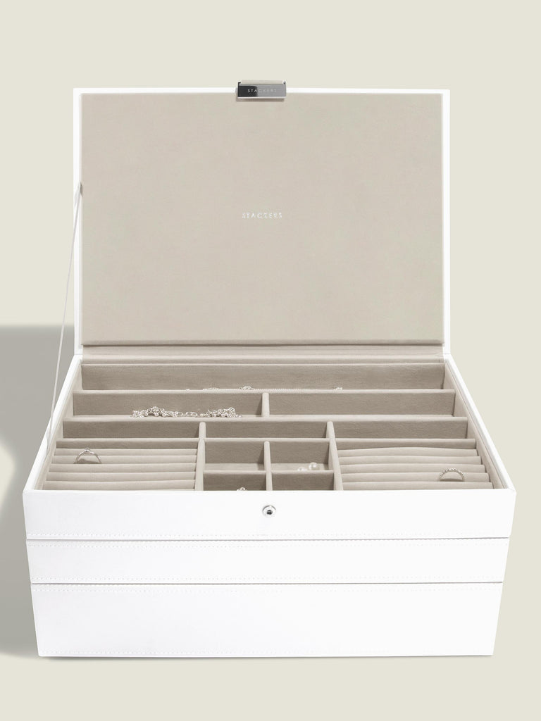 Stackers White Supersize Jewellery Box