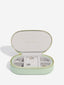 Stackers Oval Sage Green Travel Box