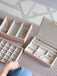 Stackers Blush Pink & Champagne Jewellery Box