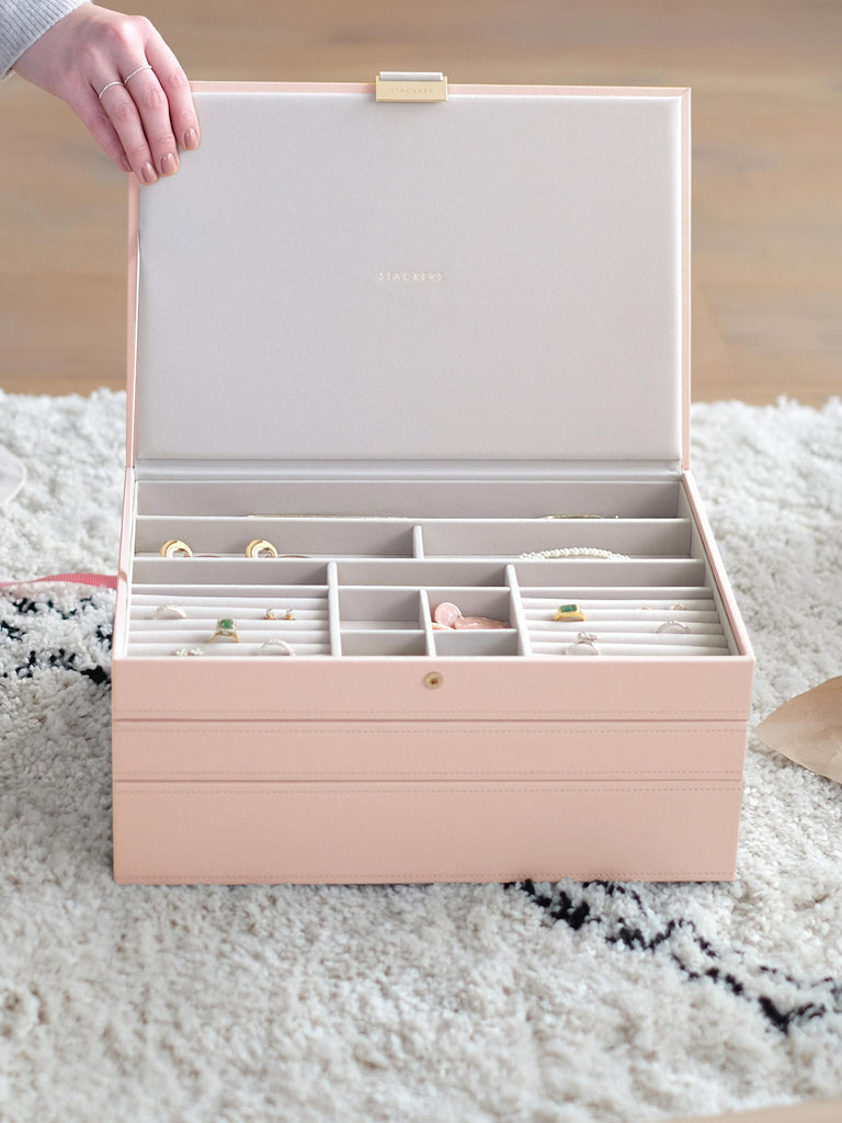 Stackers Pink Superszie Jewellery Box