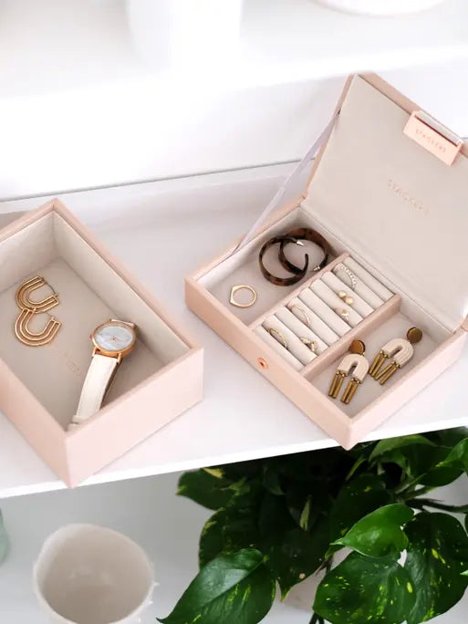 Stackers Mini Blush Pink Jewellery Box