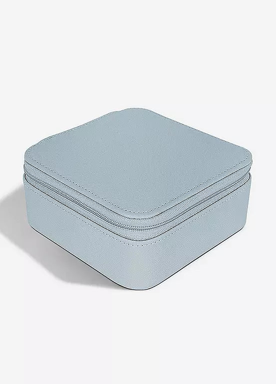 Blue Travel Jewellery Box