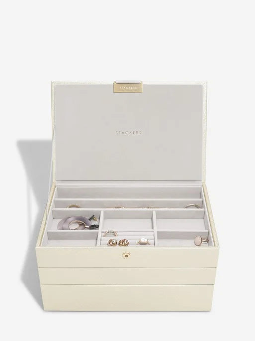 Stackers Pearl 3 Drawer Jewellery Box