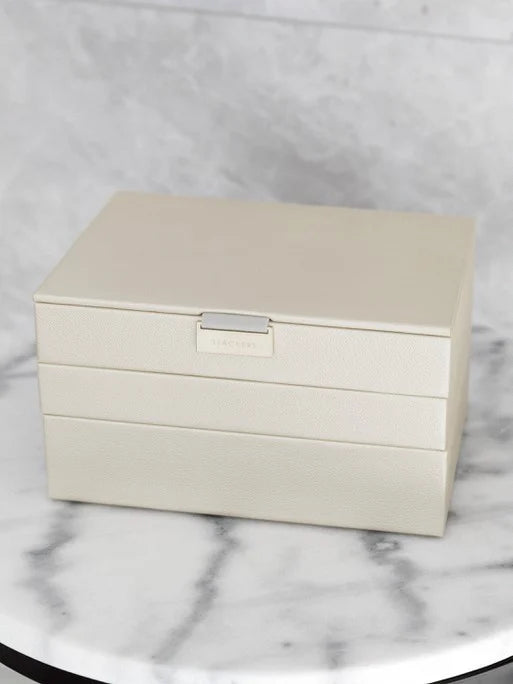 Stackers Pearl 3 Drawer Jewellery Box