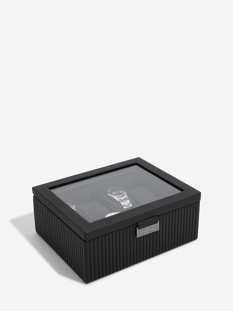 Stackers Black 8 Watch Box