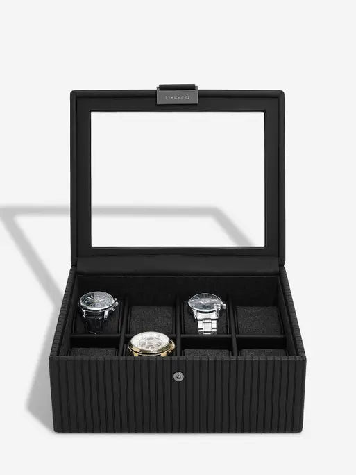 Stackers Black 8 Watch Box