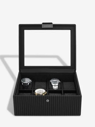 Stackers Black 8 Watch Box