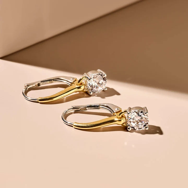 Ti-Sento Two Colour Hoop Earrings