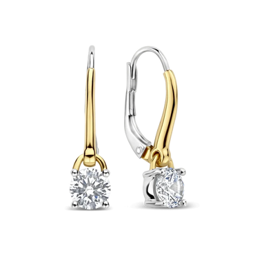 Ti-Sento Two Colour Hoop Earrings