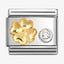 Nomination Gold Clover CZ Composable Link