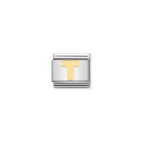 Nomination Gold Alphabet Composable Link