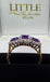 Vintage 9ct Amethyst and Diamond Cluster Ring