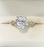 9ct Oval Lab Diamond 2.08ct Ring