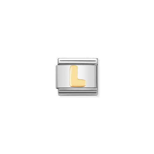 Nomination Gold Alphabet Composable Link