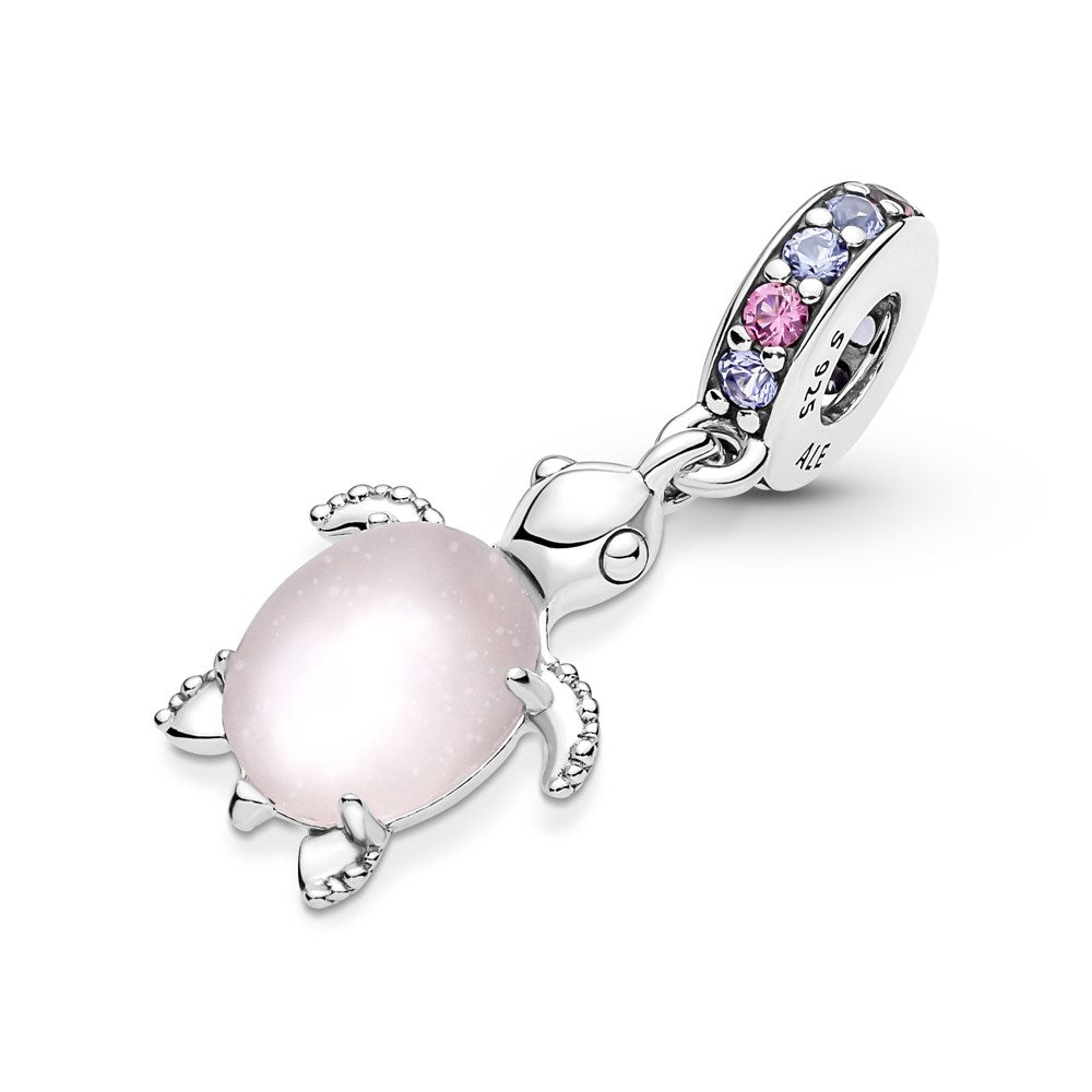 Pandora Pink Murano Sea Turtle Charm