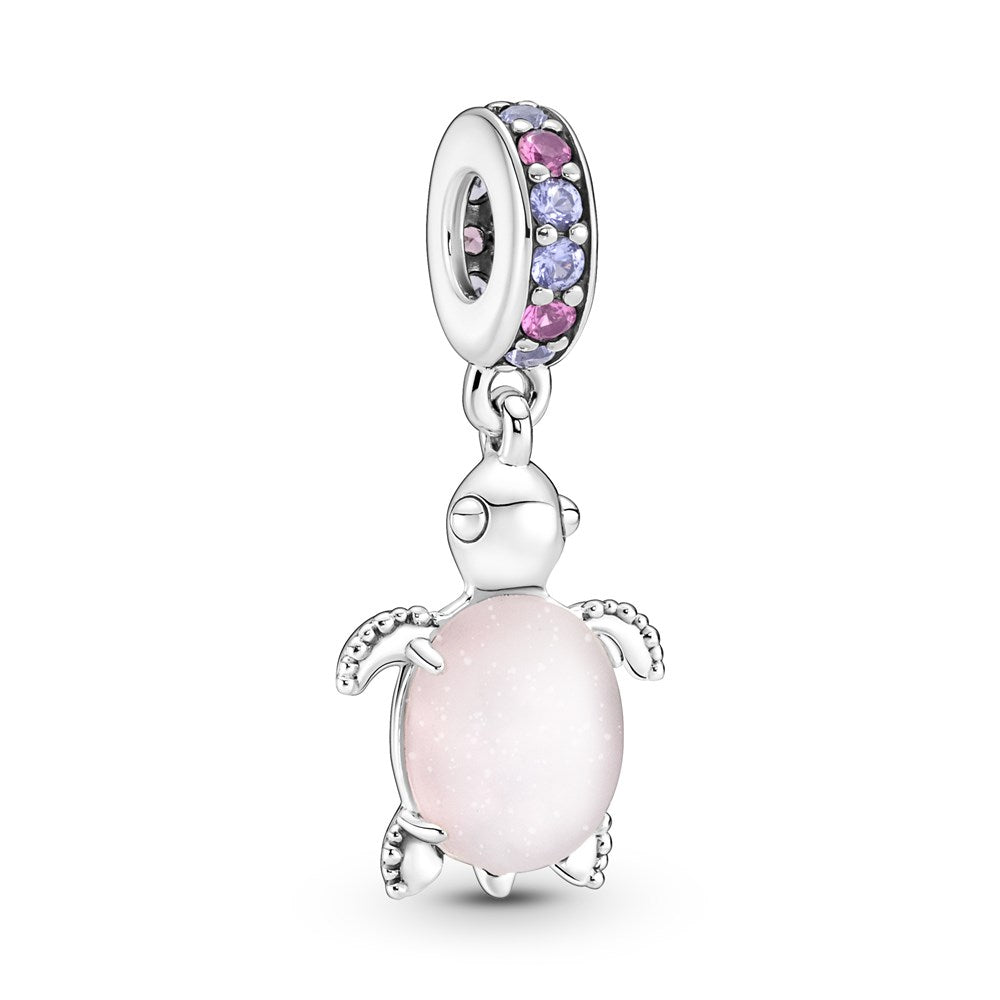 Pandora Pink Murano Sea Turtle Charm