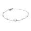 Diamonfire Silver Pearl Bracelet