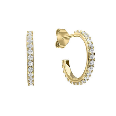 Diamonfire 3/4 CZ Hoop Earrings
