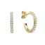 Diamonfire 3/4 CZ Hoop Earrings