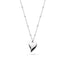 Kit Heath Desire Kiss Midi Heart Necklace
