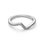 Pandora Sparkling Wave Ring