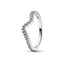 Pandora Sparkling Wave Ring