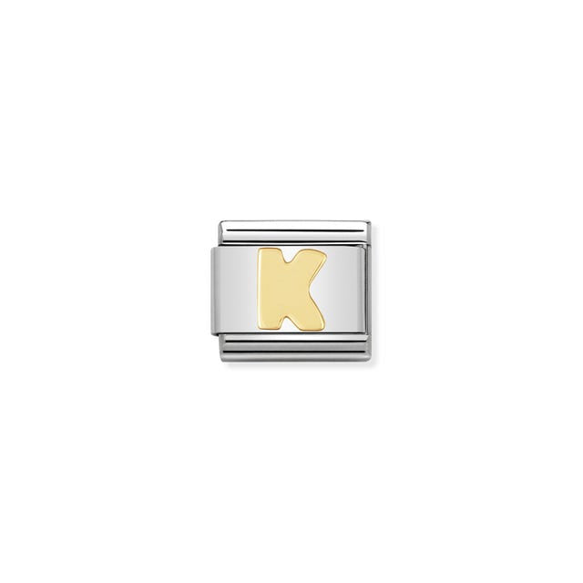 Nomination Gold Alphabet Composable Link