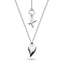 Kit Heath Desire Kiss Mini Heart Necklace