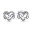 Pandora Infinity Heart Earrings