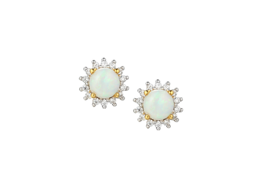 Amore Shimmer Opal Earrings
