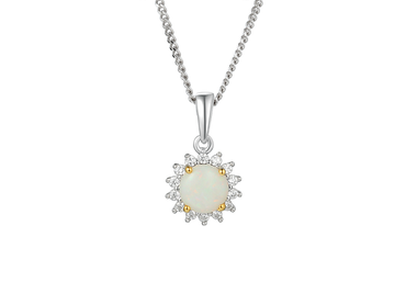 Amore Shimmer Opal Pendant