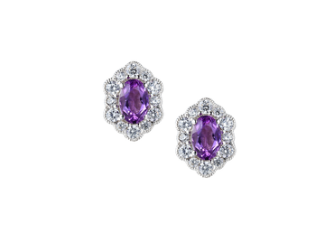 Amore Amethyst Loveable You Earrings
