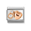 Nomination Rose Gold Heart and CZ Composable Link