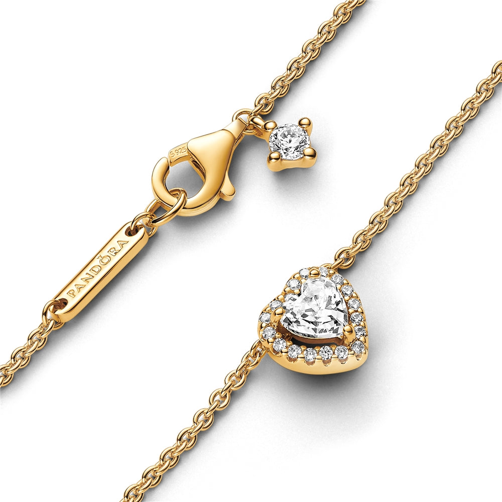 Pandora Elevated Heart Necklace