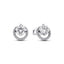 Pandora Round Halo Earrings